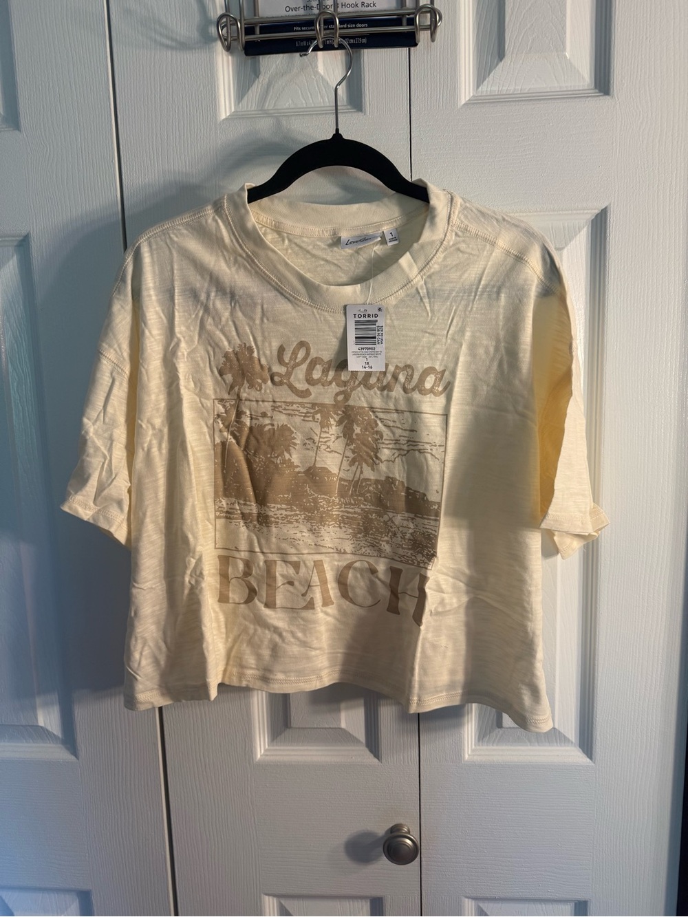 torrid Cream and Beige Laguna Beach Graphic Tee